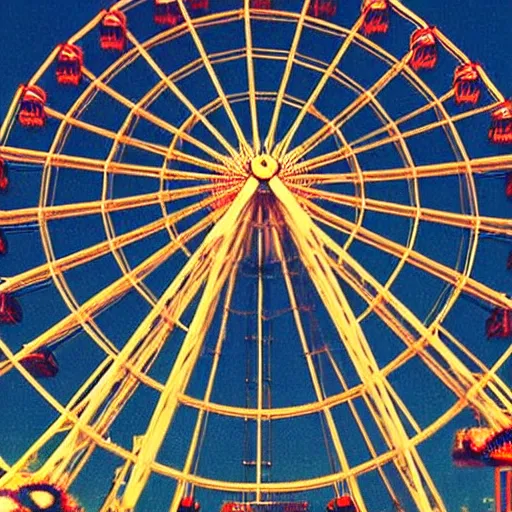 Image similar to !!!! cat!!!!, ( ferris wheel ), feline, award winning photo