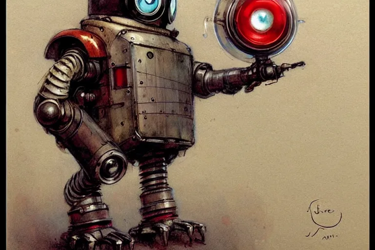 Image similar to adventurer ( ( ( ( ( 1 9 5 0 s retro future robot android owl. muted colors. ) ) ) ) ) by jean baptiste monge!!!!!!!!!!!!!!!!!!!!!!!!! chrome red