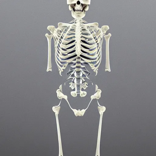 Image similar to a photo of a crystal skeleton