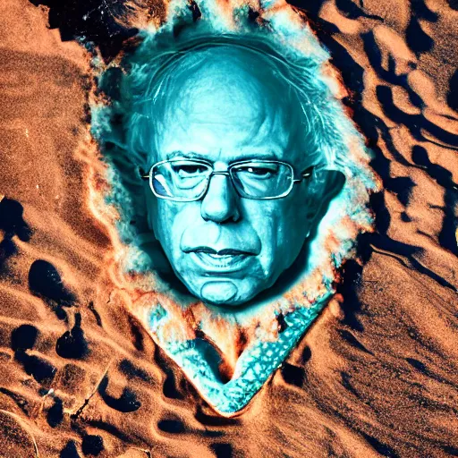 Image similar to Bernie Sanders as a Mermaid, perfect face, intricate, Sony a7R IV, symmetric balance, polarizing filter, Photolab, Lightroom, 4K, Dolby Vision, Photography Award