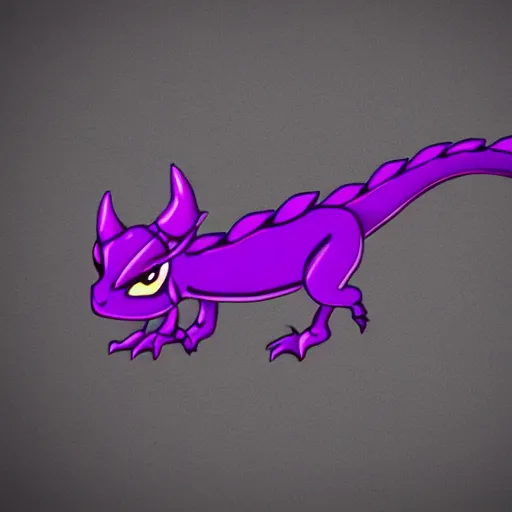 Prompt: very cute purple dragon, 2d minimalism, minimum of color