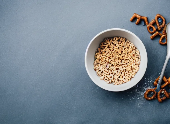 Image similar to dslr food photograph of a a bowl of cereal made of rusty nails and bolts with milk and a spoon in the bowl, 8 5 mm f 1. 8