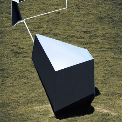 Prompt: bat box designed by Zaha Hadid