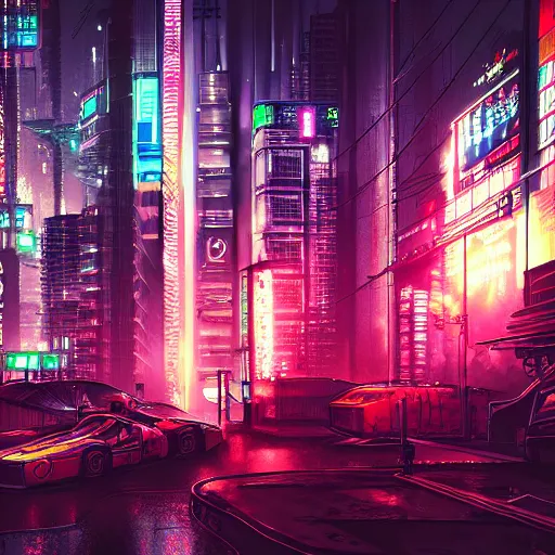 Image similar to cyberpunk city, neo tokyo, social realism, view from eyes, highly detailed, detailed colors, artstation, matte, google point of view, illustration