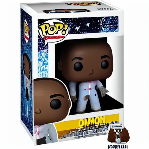 Image similar to A Funko Pop of the moon