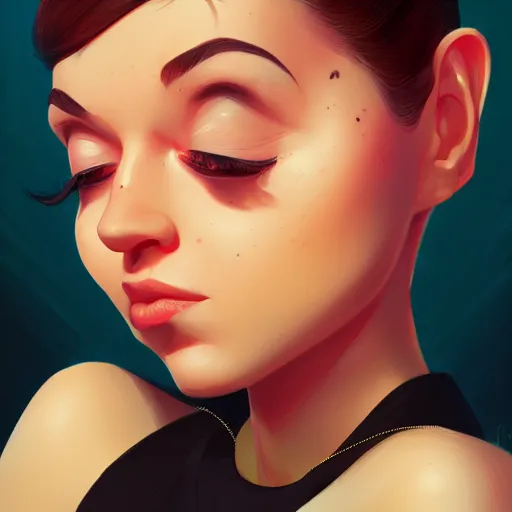 Prompt: digital painting of Hollywood Star caricature horn slap head beautiful face, illustration, global illumination lighting, lois van baarle, ilya kuvshinov, rossdraws, artstation GTA style