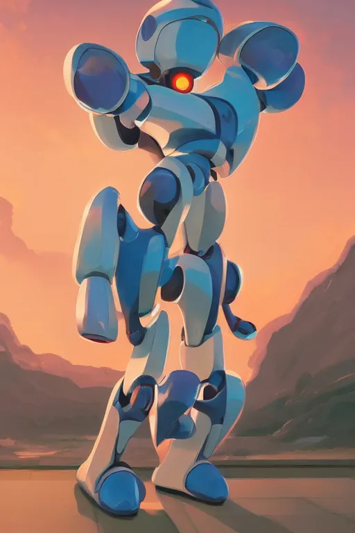 Image similar to metabots medabots medarotto medarot robot minimalist comics, behance hd by jesper ejsing, by rhads, makoto shinkai and lois van baarle, ilya kuvshinov, rossdraws global illumination ray tracing hdr radiating a glowing aura