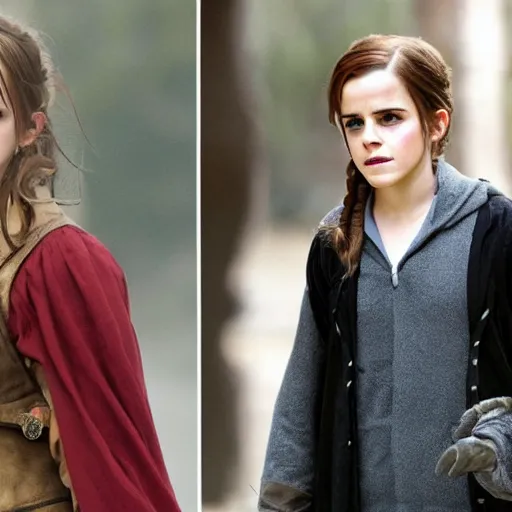 Image similar to emma watson as harry potter