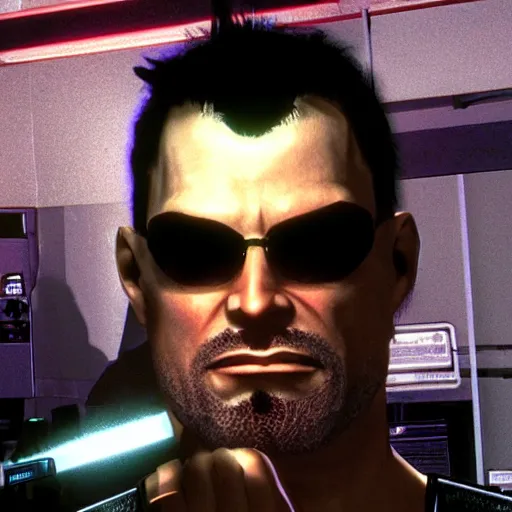 Prompt: jc denton from deus ex