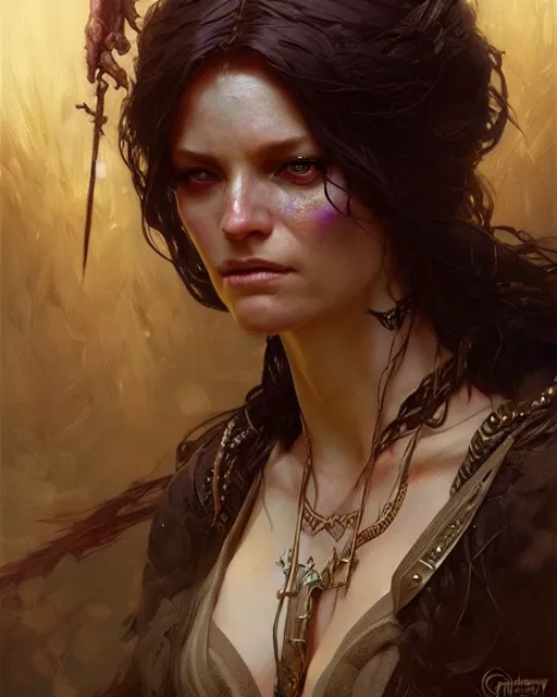 Image similar to woman witch, fantasy character portrait, ultra realistic, concept art, intricate details, highly detailed by greg rutkowski, gaston bussiere, craig mullins, simon bisley, alphonso mucha