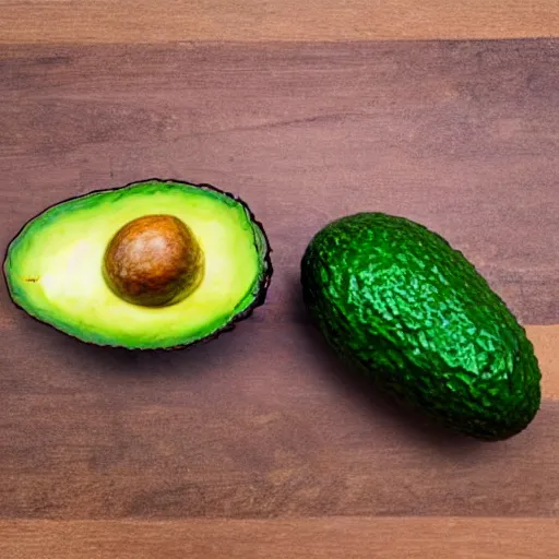 Image similar to youtuber nikocado avocado as an avocado