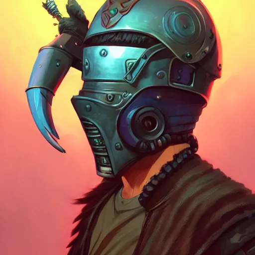 Image similar to cyberpunk viking helmet mask warrior goddess robot ninja fantasy, art gta 5 cover, official fanart behance hd artstation by jesper ejsing, by rhads, makoto shinkai and lois van baarle, ilya kuvshinov, ossdraws