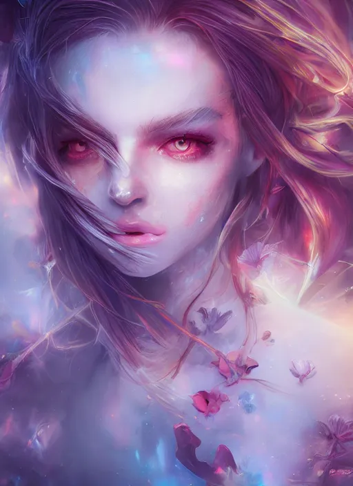 Prompt: dreamscape, female, sensual, ross tran, vivid colors, anatomical, highly detailed sculpture, intricate detailed, ommatidia, 8 k, cinematic atmosphere, post - processing