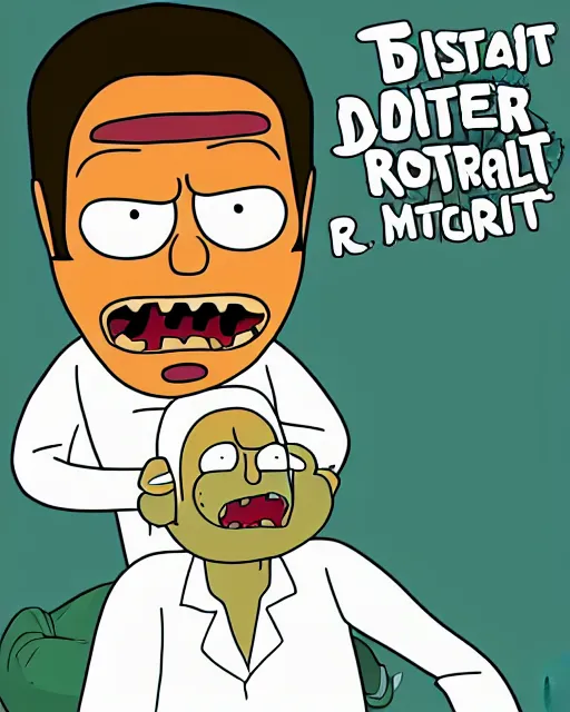 Prompt: duterte in the style of justin roiland, cinematic lighting, style of rick & morty, photographic, photography. by justin roiland