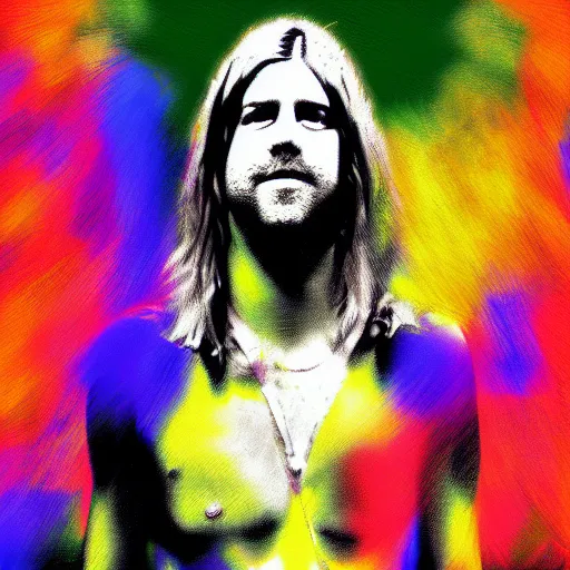 Image similar to Nirvana, expressive, digital art