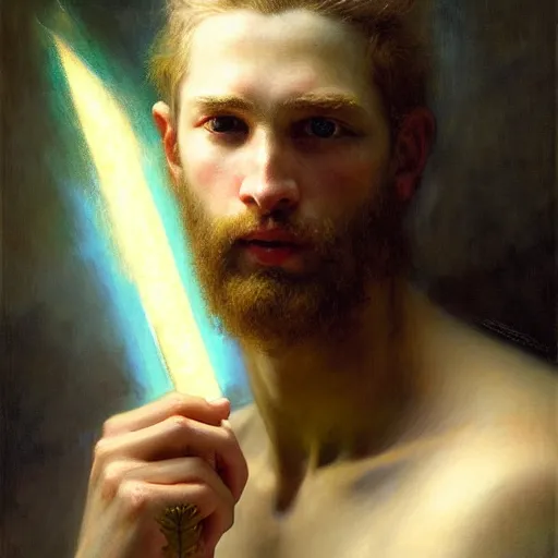 Prompt: a portrait of a good - lookiung white boy god,, high detail, cleary see face, by gaston bussiere, bayard wu, greg rutkowski, odd nerdrum, maxim verehin, dan dos santos, masterpiece, sharp focus, cinematic lightning - h 7 6 8