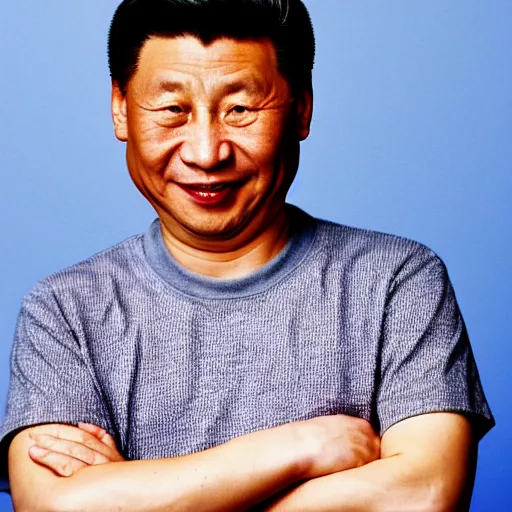 Image similar to xi jingping as 9 0 s american sitcom dad smile