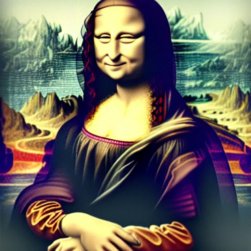 Prompt: “mona lisa as face of sam lam, high resolution”