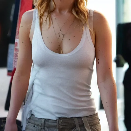 Image similar to still Jennifer Lawrence as Lindsey in Lindsay Lohan Biopic 2029