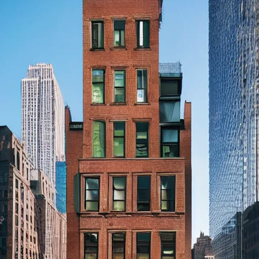 Image similar to the coolest building in new york, architecture