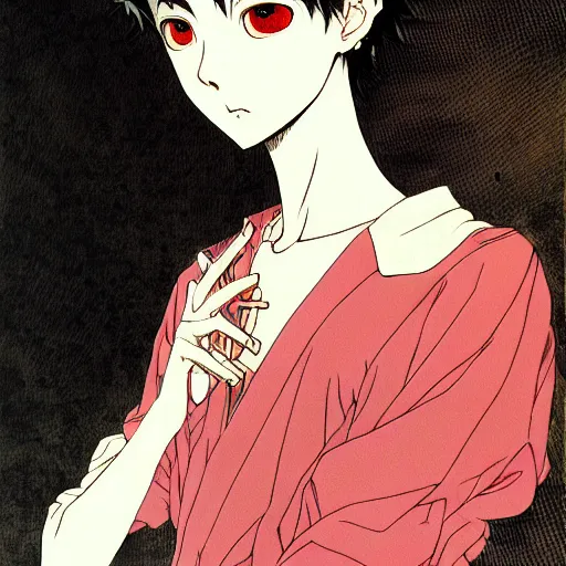 Prompt: prompt : photograph of persona soft light portrait painted in miyazaki color style drawn by katsuhiro otomo and takato yamamoto, inspired by fables, china doll face, smooth face feature, intricate oil painting, high detail, sharp high detail, manga and anime 2 0 0 0