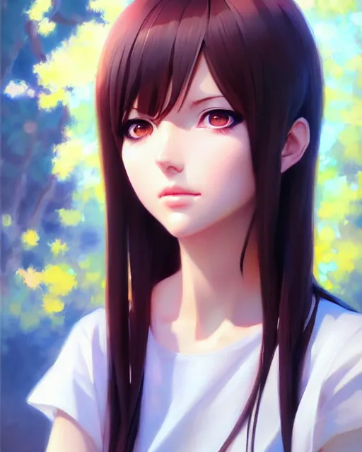 Prompt: portrait anime as girl cute - fine - face, pretty face, realistic shaded perfect face, fine details. anime. realistic shaded lighting by ilya kuvshinov giuseppe dangelico pino and michael garmash and rob rey