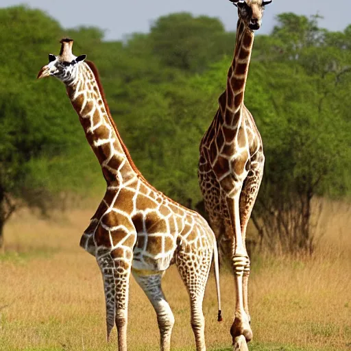 Image similar to a giraffe - human, wildlife photography