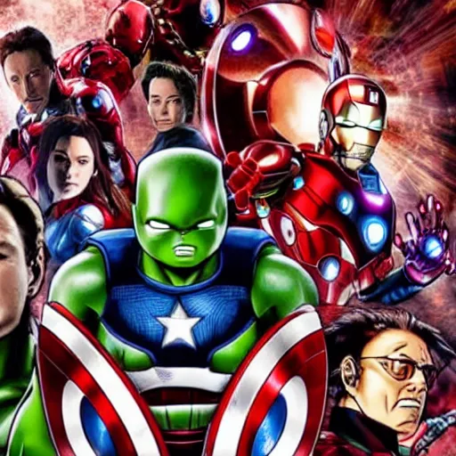 Prompt: the avengers movie trailer made by akira toriyama