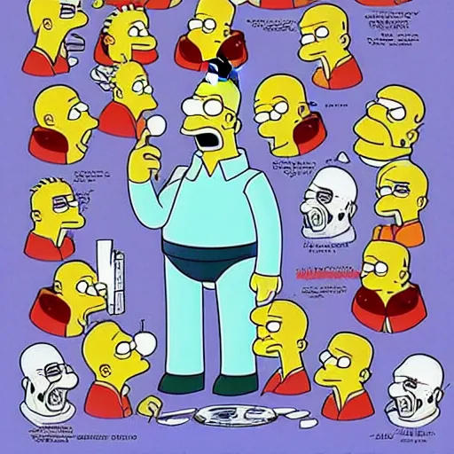 Image similar to Homer Simpson in John Carpenter’s The Thing