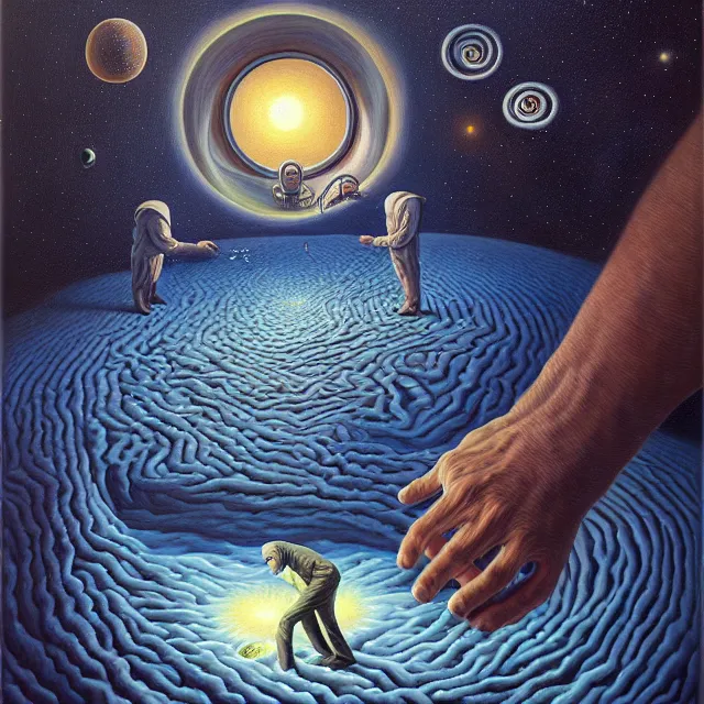 Image similar to an oil on canvas portrait painting, polycount, surrealism, surrealist, lovecraftian, cosmic horror, rob gonsalves, high detail