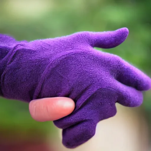 Image similar to purple human thumb