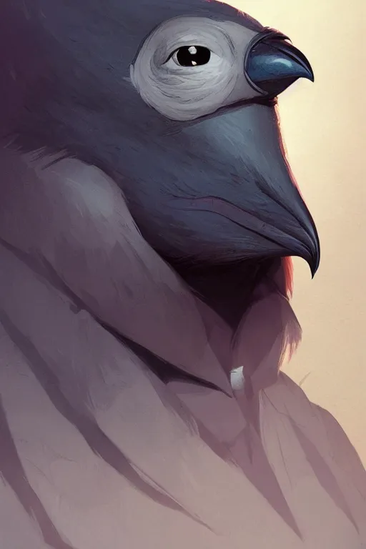 Prompt: kenku, highly detailed, d & d, fantasy, portrait, highly detailed, headshot, digital painting, trending on artstation, concept art, sharp focus, illustration, art by artgerm and greg rutkowski and magali villeneuve