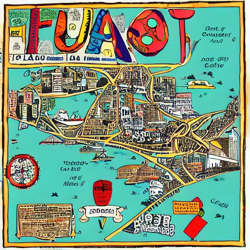 Image similar to map of lagos by fela kuti