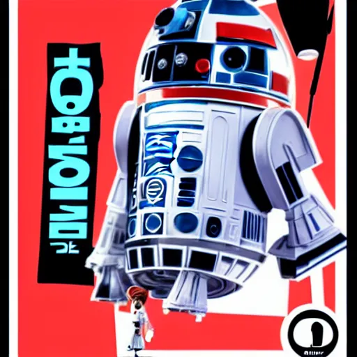 Image similar to audrey hepburn cos play r 2 d 2, stop motion vinyl action figure, plastic, toy, butcher billy style