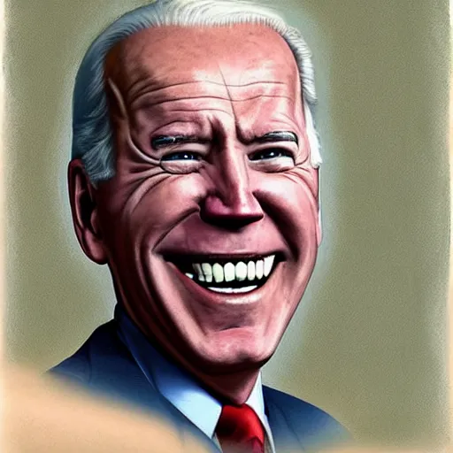 freaky presidential portrait of Joe Biden by Ed 'Big | Stable Diffusion ...