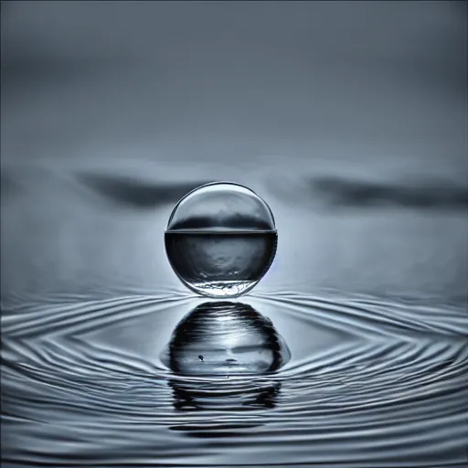 Image similar to water molecule, award winning photography