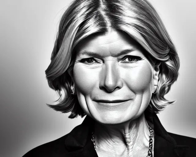 Prompt: martha stewart smoking a blunt, ( sony a 7 r iv, symmetric balance, polarizing filter, photolab, lightroom, 4 k, dolby vision, photography awardm, voque, perfect face )