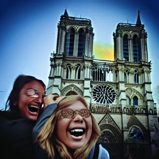 Image similar to “minions laughing after burning down the Notre dame”