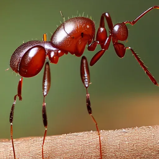 Prompt: POV of ants