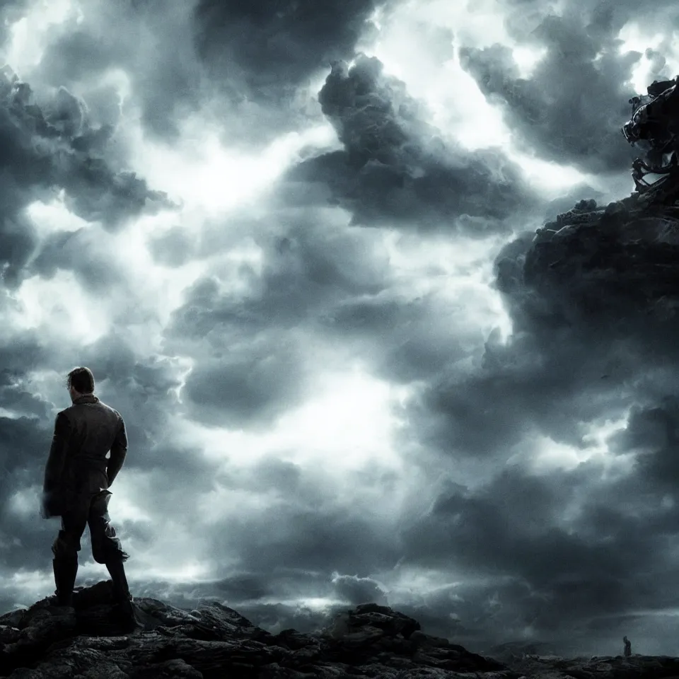 Image similar to technology indistinguishable from magic, epic composition, epic lighting, by christopher nolan