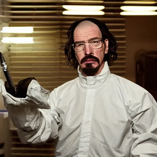 Image similar to adam driver as walter white