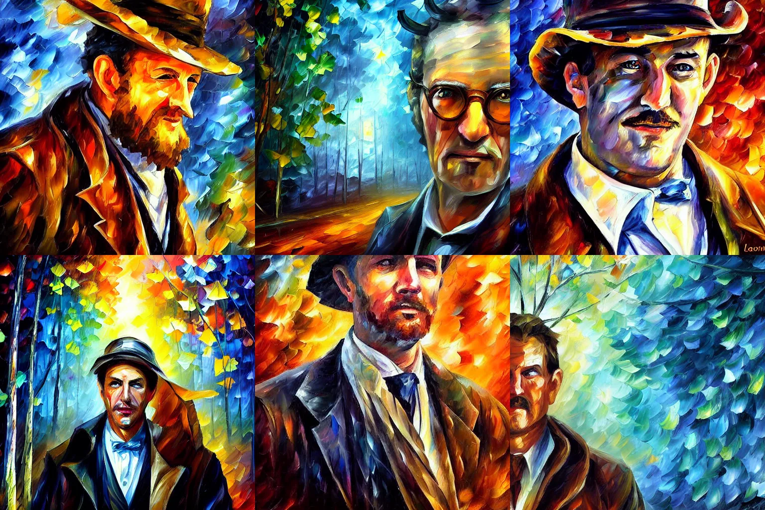 Prompt: portrait of a character in a scenic environment by leonid afremov, lovecraftian, oldwest, corruption, eldritch eyes