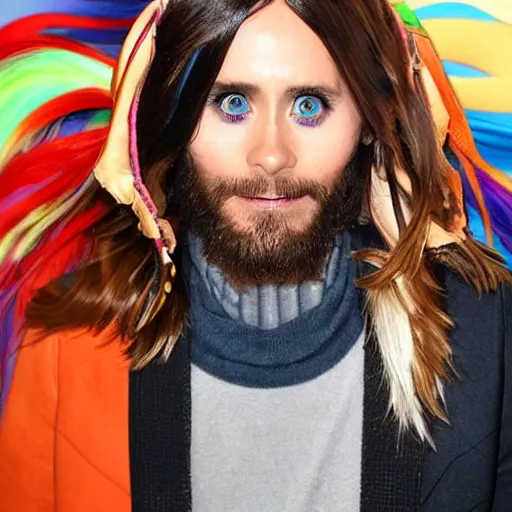 Image similar to jared leto as a my little pony character