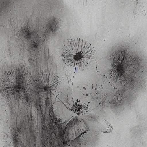 Prompt: realistic bright gallerie thorn clover, by j. m. w. turner and monsu desiderio, detailed painting, an ink drawing