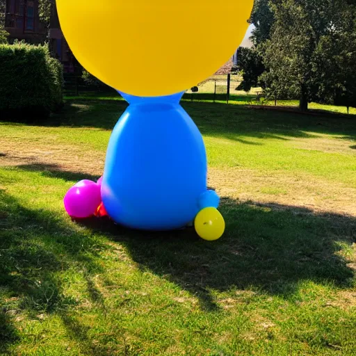 Image similar to balloon dog in a park, sunny day