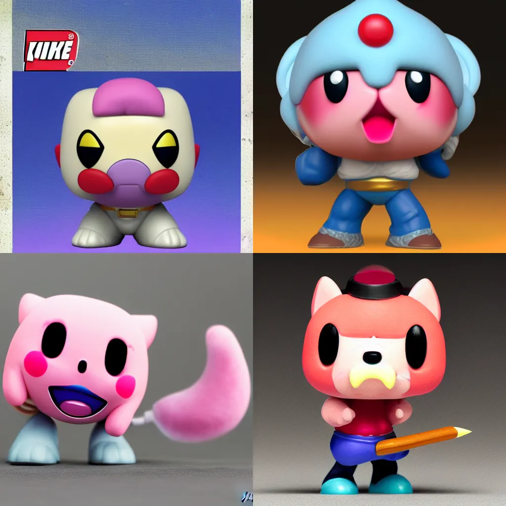 Prompt: Kirby As A Funko Pop, Photorealistic, 4K