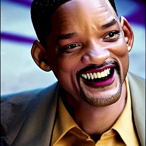 Prompt: Will Smith as the Joker