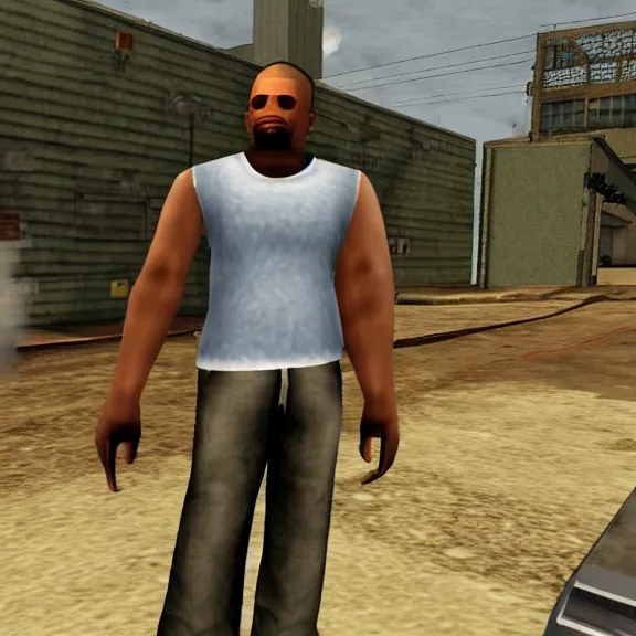 Image similar to screenshot of big smoke from gta san andreas for the ps 2