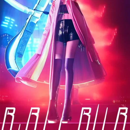 Prompt: hatsune miku in blade runner 2 0 4 9