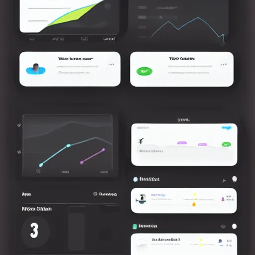 Image similar to app ui design for a stats mood page